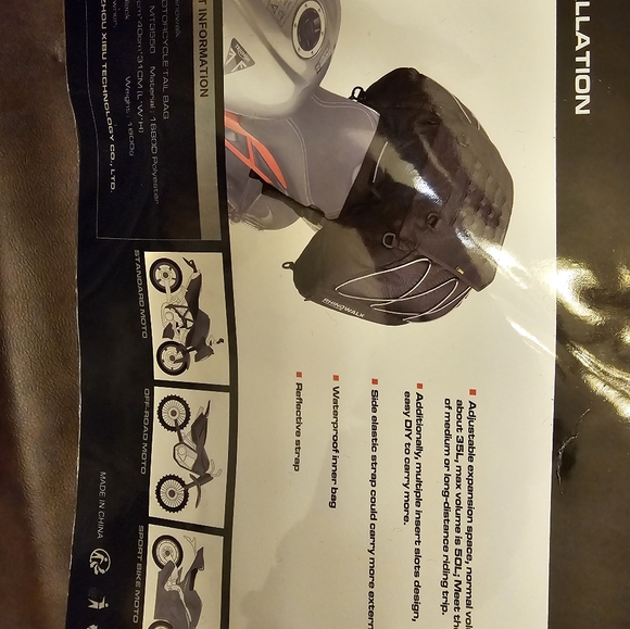 NEW Rhinowalk Motorcycle bag - Picture 2 of 3